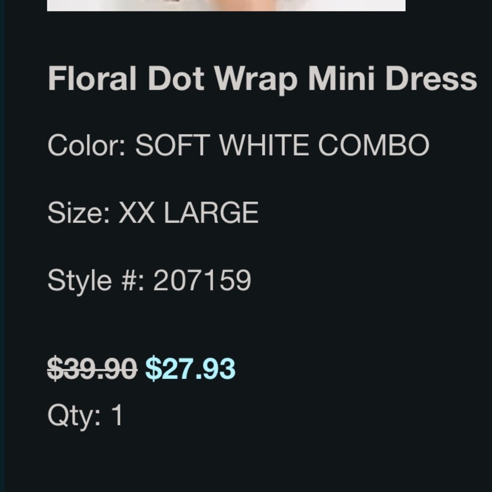 Women’s Wrap Dress - Picture 6 of 6